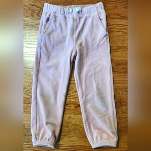 Tea pink velour joggers